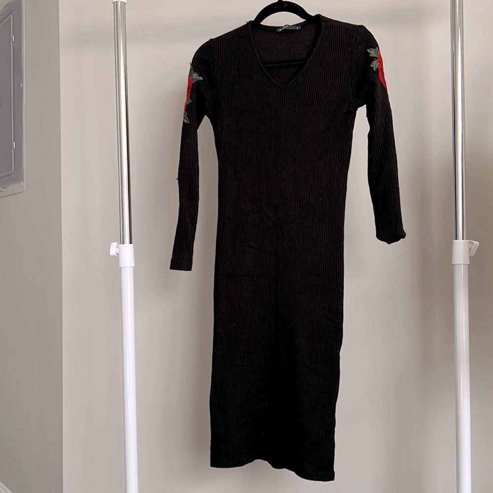 Crep brand , S size , black long dress